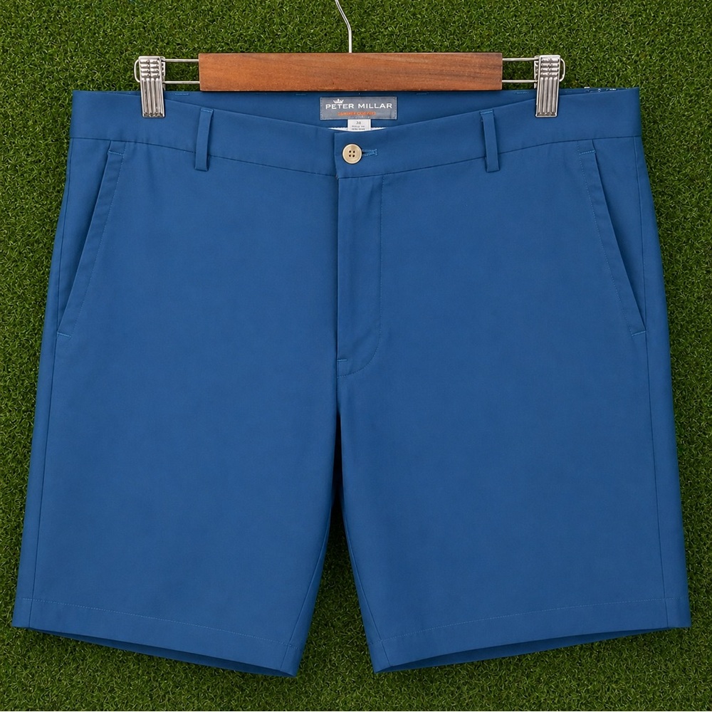 Peter Millar 42x9 Wicking Performance Golf Shorts Navy Blur